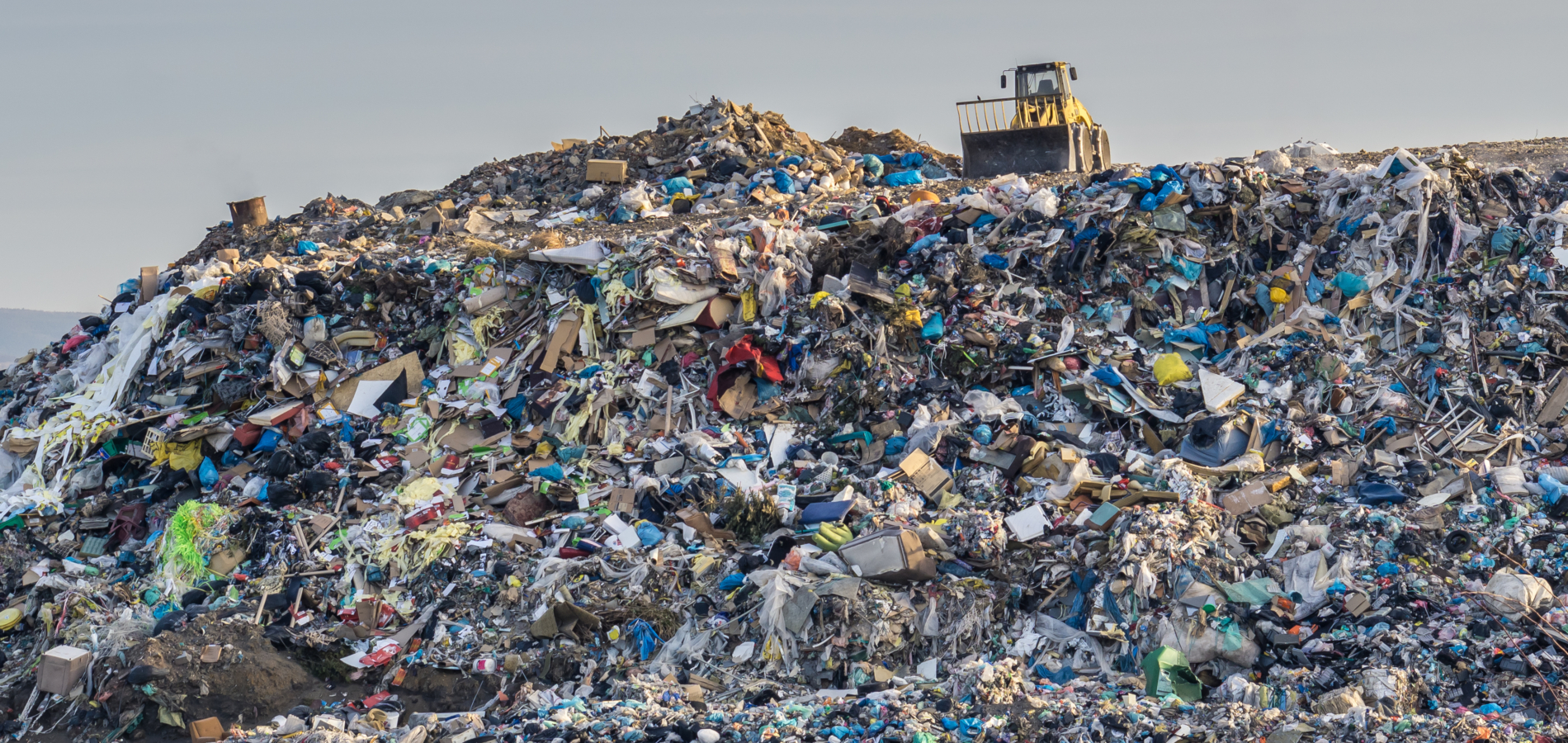 Pollution,concept.,garbage,pile,in,trash,dump,or,landfill.